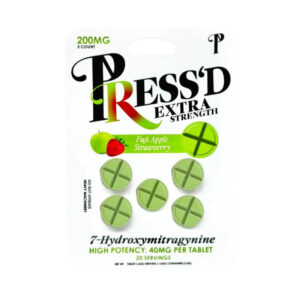 Press'D 7-Hydroxymitragynine Tablets – 40mg, 5ct