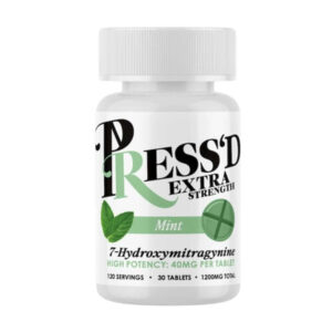 Press'D 7-Hydroxymitragynine Tablets – 40mg, 30ct